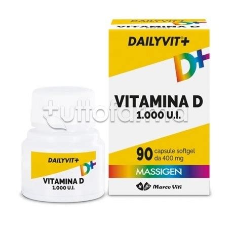 Viti Massigen Dailyvit Vitamina D Integratore Vitaminico 90 Capsule