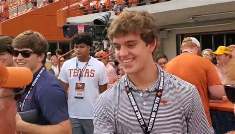 Sports On Twitter Texas Qb Commit Arch Manning Is In The House For