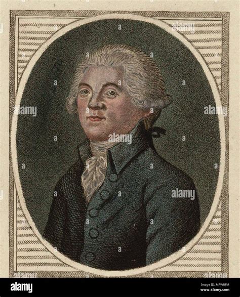 Maximilien de Robespierre (1758-1794) , 1792 Stock Photo - Alamy