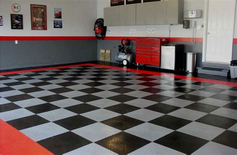 Checkerboard Garage Floor Tiles – Flooring Blog