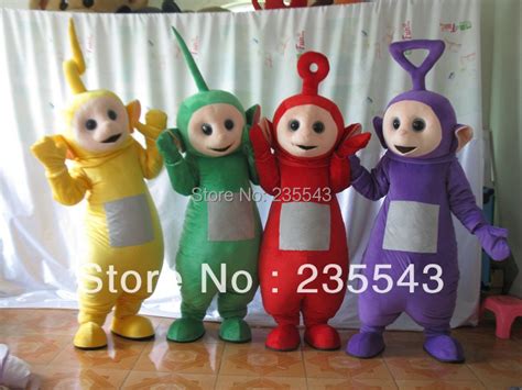 Adult Teletubbies Mascot Costume Tinky Winky Dipsy Laa Laa Po In Clothing From Novelty And Special