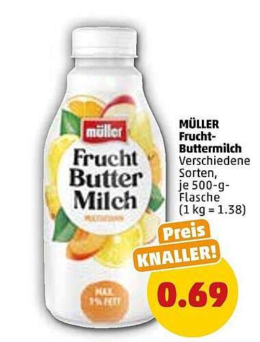 M Ller Frucht Buttermilch Angebot Bei Penny