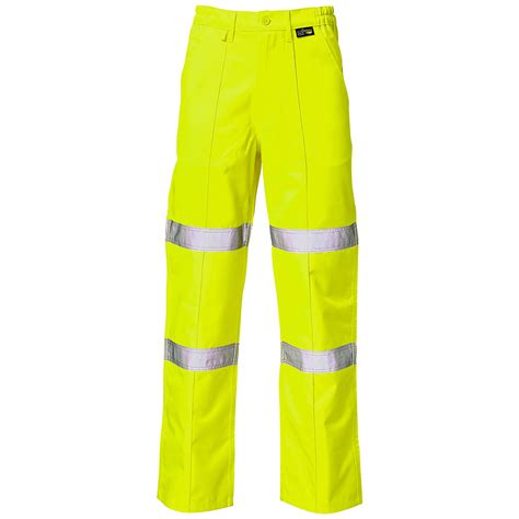 Supertouch Hi Vis Yellow Band Ballistic Trousers Pronto Direct