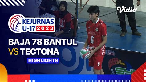 Putra Baja Bantul Vs Tectona Highlights Kejurnas Bola Voli