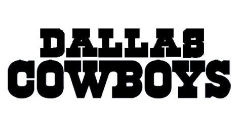 Dallas Cowboys Wordmark Logo