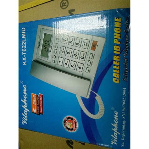 Jual Pesawat Telepon Telepon Rumah Vitaphone KX T622LMID Shopee