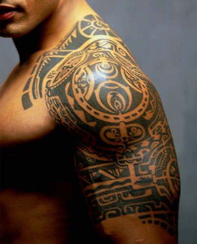 Cherokee Shoulder Tribal Tattoos