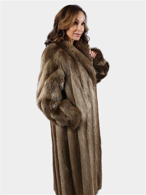 Long Hair Beaver Fur Coat Top Sellers