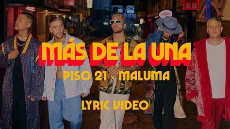 Piso Maluma M S De La Una Lyrics Y Letra English