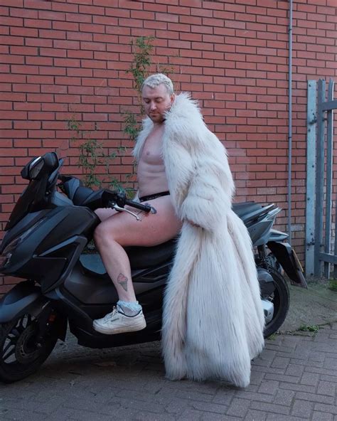 Sam Smith Shocks And Delights Fans With Saucy Near Naked Motorcycle Straddle Picture The Mirror