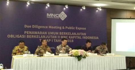 Mnc Kapital Tawarkan Obligasi Berbunga Persen