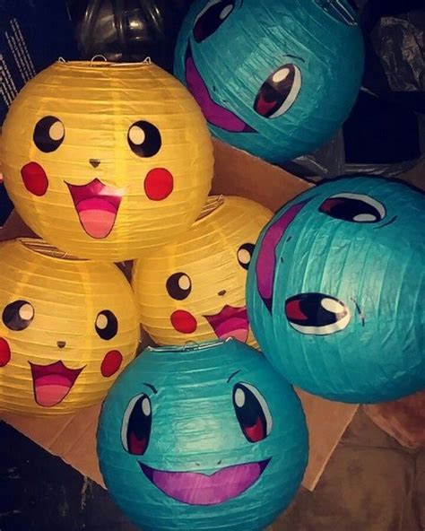 The Pokemon Lanterns Are Too Cute See More Cute Pokemon Party Ideas