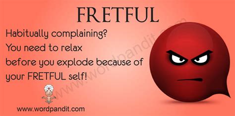 Meaning Of Fretful