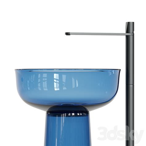 Antonio Lupi ALBUME Washbasin With Antonio Lupi INDIGO Faucet Wash