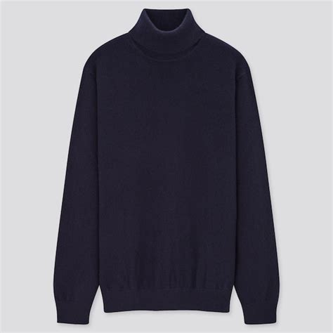 Cashmere Turtleneck Long Sleeve Sweater Uniqlo Us