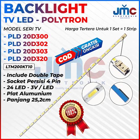 Jual Backlight Tv Polytron Inch Pld D D D Pld D