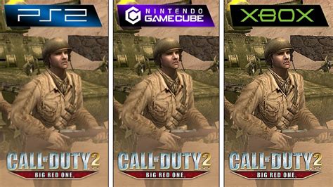 Call Of Duty Big Red One Ps Vs Gamecube Vs Xbox Graphics