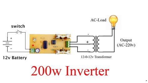 V To V Pure Sine Wave Inverter Circuit Diagram