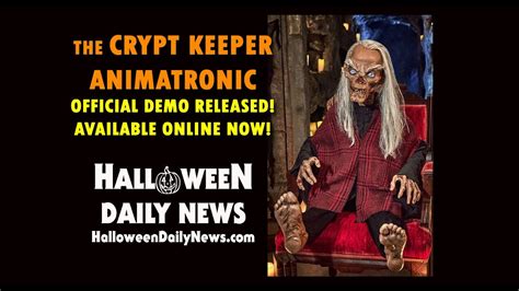 Crypt Keeper 2023 Animatronic Official Demo Revealed Available Online