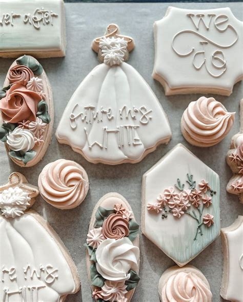 Bridal Shower Custom Cookies Ellie Tanner Mh Cookie Shoppe