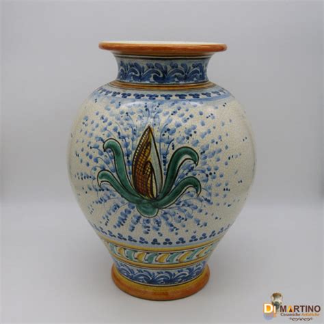 Vaso Ovale 40 Bocciolo Ceramiche Artistiche Di Martino