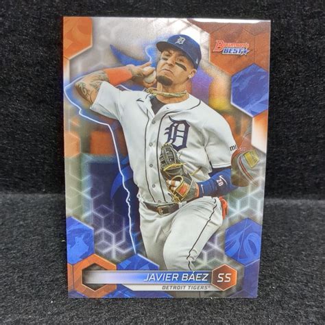 Yahoo Javier Baez Topps Bowmanbest Detroit Ti