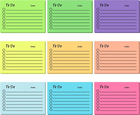 450 Sheets 9 Pads To Do List Sticky Notes 2 8x4 In Lined Notepad