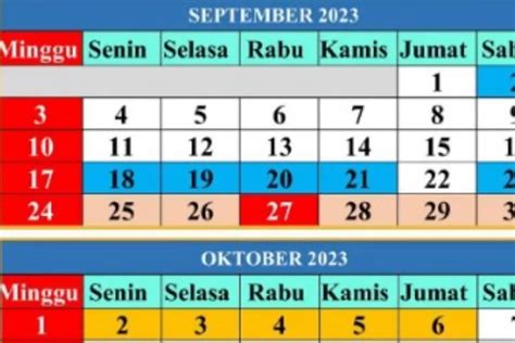 Rilis Kalender Akademik Simak Jadwal Ujian Dan Libur Sekolah Semester