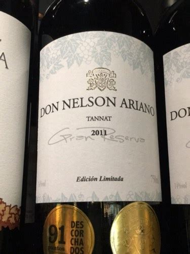 Ariano Hermanos Don Nelson Ariano Gran Reserva Edici N Limitada Tannat