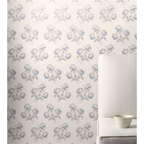 Bowood Wallpaper Blue Sample Chairish