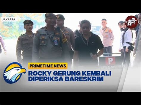 Rocky Gerung Kembali Diperiksa Bareskrim Youtube