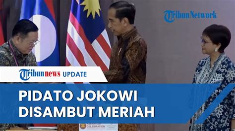 Full Pidato Tegas Jokowi Di Hut Ke Asean Wanti Wanti Kapal Besar