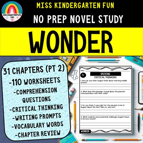 Wonder Novel Study Guide | Made By Teachers