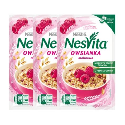 Nestle Nesvita Owsianka Malinowa P Atki Owsiane X Allegro Pl