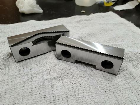 Luckkyjaw 4in Hardened Dovetail Serrated Milling Jaws Pair Of 2 Free