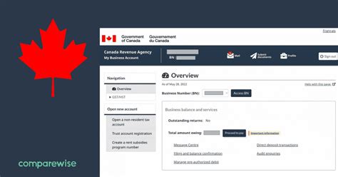 How To Set Up A Cra My Business Account Comparewise