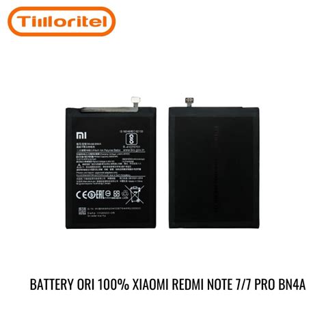 Jual Battery Batrai Batre Ori Xiaomi Redmi Note Bn A Shopee