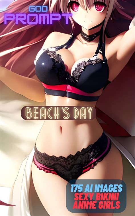 Beach S Day Ai Bikini Sexy Anime Girl Images By Godprompt