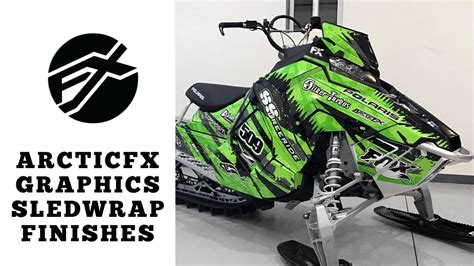 Arcticfx Graphics Sledwrap Finishes Youtube