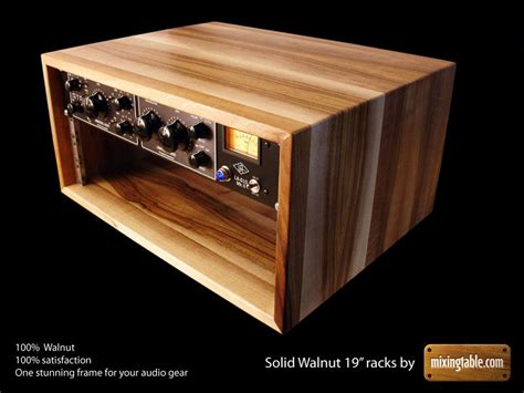 19 Inch Walnut Racks For Audio Gear By Home Music