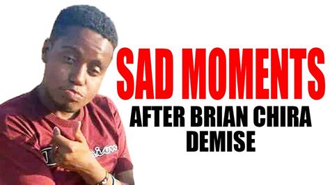 BRIAN CHIRA S GRANDMOTHER BREAKS DOWN IN TEARS AFTER VIEWING HIS BODY