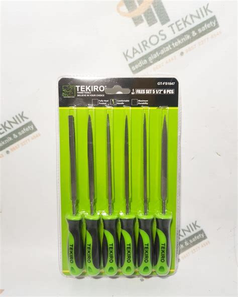 Jual TEKIRO Kikir Besi 1 Set Isi 6 Pcs 5 5 Inch GT FS1847 Kikir Kayu