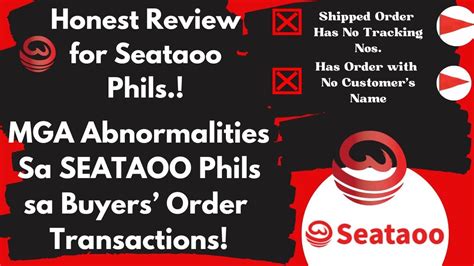 MAY ABNORMALITIES SA SEATAOO PHILS BUYERS ORDERS TRANSACTIONS AN