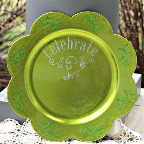 Celebrate Charger Plate