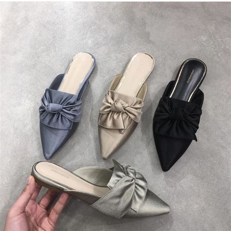 Jual Flatshoes Urban Co Essentials Mules Gracelina Sale Shopee Indonesia