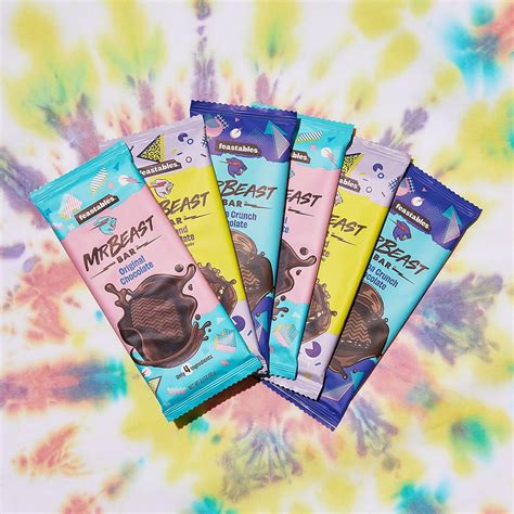 Mr Beast Chocolate Bar By Feastables (7 Flavors) (1 Bar 10, 56% OFF