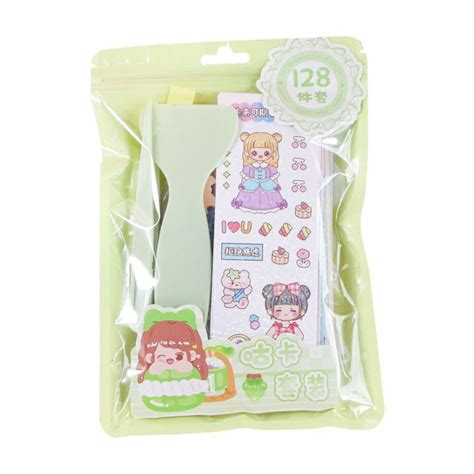 Diy Cream Guka Sticker Set Handmade Toy Gooka Plate Tools Cute Student