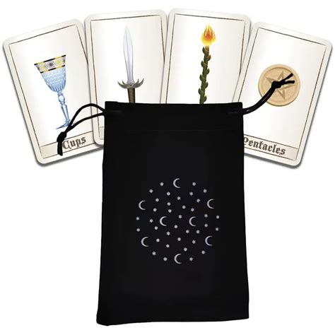 Sac De Cartes De Tarot Anti Perte Pour Oracle Sac De Rangement Pour