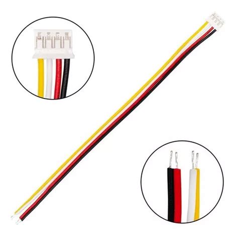 50 Pzas Conector Ph2 0mm 4 Pines Con Cable 26awg MercadoLibre