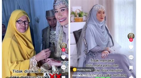 Wanita Ini Makeup Syari Di Pernikahannya Hasilnya Tetap Memukau